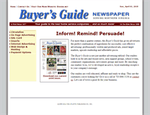 Tablet Screenshot of buyersguideads.com